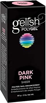 Gelish PolyGel / Dark Pink - Sheer