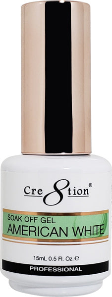 Cre8tion Soak off Gel American White