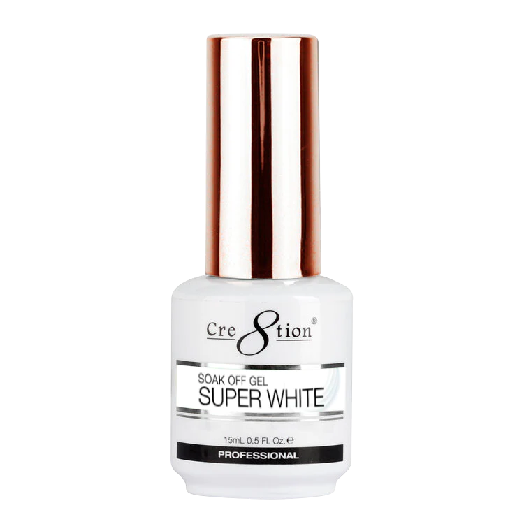 Cre8tion Soak off Gel Super White