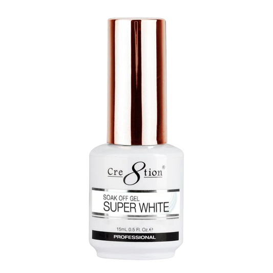 Cre8tion Soak off Gel Super White